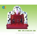 Dog shaped inflatable jumping castle